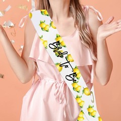 Lemon Bride to Be Sash – Capri Lemon Bridal Shower Decoration, I Found My Mai…