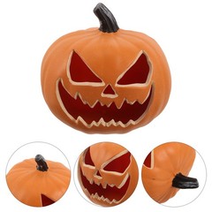 Pumpkin Desktop Decoration with Lights Halloween Glowing Lantern