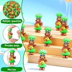 Mini Tiki Statue Figurines Tiki Bar Party Decorations Summer Luau 25 Hawaii