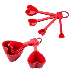 Supreme Housewares 1/4 to 1 cup (cups), tsp. 1 (spoons), Heart