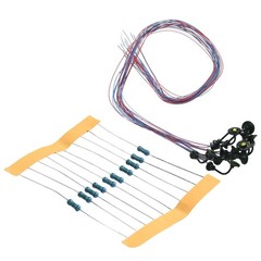 Light Complete Lamps Model Outdoor Railway Wall 10pcs 1:87 HO Scale LED