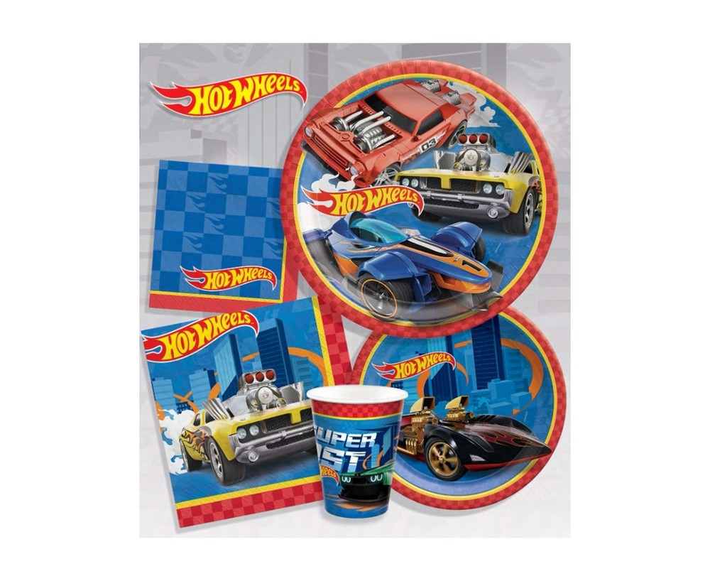 Hot Wheels Birthday Party Supplies Bundle | Hot Wheels Plates | Hot Wheels…