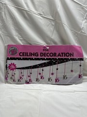 Ceiling Decoration Sweet 16 12 Feet Long