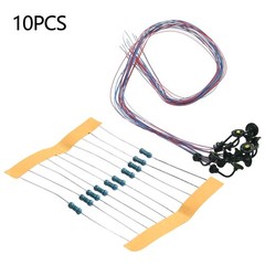 Light Complete Lamps Model Outdoor Railway Wall 10pcs 1:87 HO Scale LED