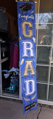 Graduation Banner Decoration & Light Up Bouquet