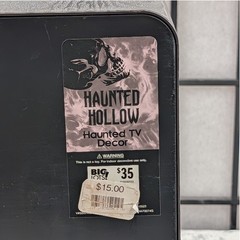 Haunted Hollow Halloween Haunted TV Decor Animated Spooky Prop – Tested Works