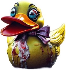 A3 Size halloween decoration Rubber Ducky 3 Pack