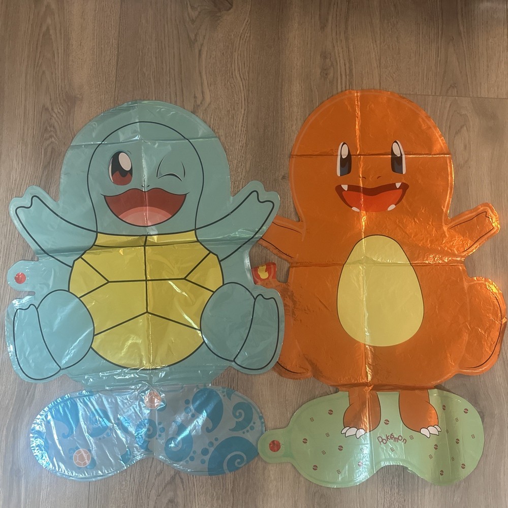 4pk Table Balloons, big charizard not included