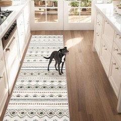 Runner Rug 2×7 Boho Geometric Area Rugs: Washable Kitchen Entryway Rug, Soft …