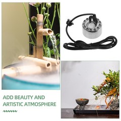 Aquarium Mist Maker Fish Tank Color Light Fogger Landscape Humidifier