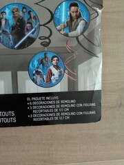 New Disney Star Wars Swirl Decorations 12 Pieces Set Foils Cutouts Party Supply