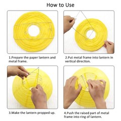 20pcs Chinese Round Lanterns Assorted Colours and Sizes Paper Lampshades
