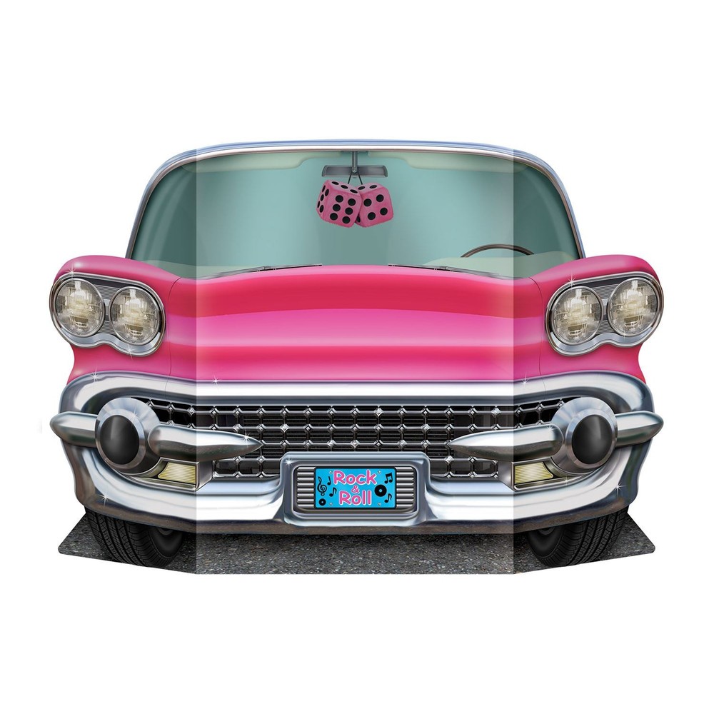 Beistle Pink Convertible Photo Prop – Party Supply for 50′ s/ Rock & Roll