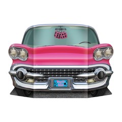 Beistle Pink Convertible Photo Prop – Party Supply for 50′ s/ Rock & Roll