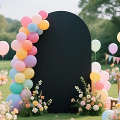 Wedding Arch Backdrop Cover 7.2FT Arch Covers Fitted Stretchy Spandex Round