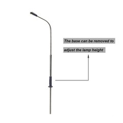Model Street Lights Warm White 4.25» Kit Set Single Head Street Brand New