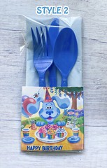 Blues clues Birthday utensils, blues clues party theme,blues clues birthday