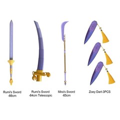 KPop Demon Hunters SwordToy Rumi Cosplay Weapon Toys Collectible Kids Gift Kid