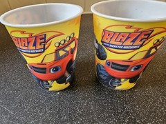 Blaze and Thomas the Tank Plastic Kids Party Cups Everyday Use New and Unused