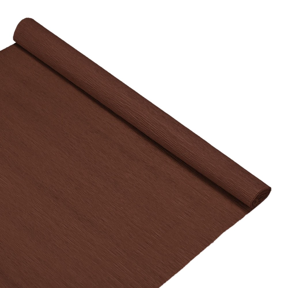 Crepe Paper 8.2ft x 20 Inch Coffee Soft Wide Streamer Sheet Flower Making