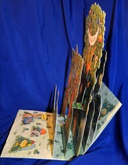 VTG 1970S HALLMARK POPUP FOLD DOWN 3d CENTERPIECE Family Tree Baby Shower