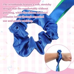 Rainbow Dance Ribbons, Wrist Streamers 20″ & 2 Pcs & Blue & Green