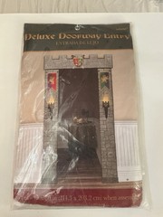 Medieval Castle Deluxe Doorway Entry Haunted House Party 3pc 45″ X 80″ Fun Scary