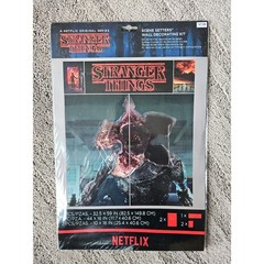 STRANGER THINGS Scene Setter Halloween Wall Backdrop Party Decoration Demogorgon