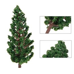 HO Scale Diorama Trees 50pcs 3.15 Inch Plastic Pine for Layout Building