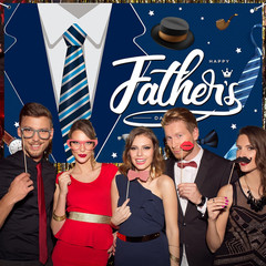 Happy Fathers Day Banner Decorations 70.9X45.3In Extra Large Size Father’S Day