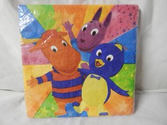 The Backyardigans 16ct Large Luncheon Napkins Tyrone Austin Pablo