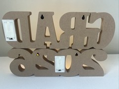 Graduation Party Marquee Lights: Grad Sign 2026 Lights up-each part is 17×6 in