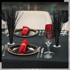 2 Pcs Metallic Spray Centerpieces Graduation Centerpieces for Tables Decorations