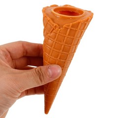 1 PCS Artificial Ice Cream Cone Model 4.5 Inch PVC Simulated Dessert Display
