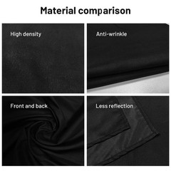 Black Backdrop Background,10 X 20 FT Large Photography Backdrop Photo Backgro…
