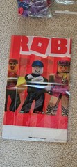 54 Pc Roblox Birthday Party Decorations Set Banner Balloons Cupcake Cake Toppers