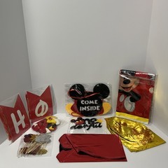 Mickey Mouse Oh Twodles Decoration Set For A First (one) Birthday Themed Party