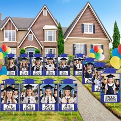 Graduation Decorations 2026 – K-12 Photo Yard Signs, 15″ X 8″ Photo
