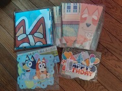 Bluey Kids Birthday Party Decoration Variety Set