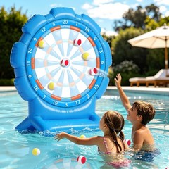 Best Pool Toys Game for Teens, Inflatable Dart Board Toss Pool Games with 10 …