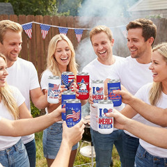 4Th of July Decorations Can Cooler Sleeves 250Th Anniversary Insulated Can Coole