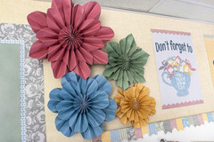 Cottage Charm Paper Flowers Premade Decorations for Party Photo Backdrops, Class