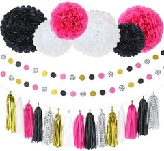Party Decorations Kit – 23 Pcs Set for Any Holiday and Event Birthday Decoration