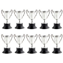 10PCS School Props Miniature Prizes Cup Model Trophies Sports Game Winner Award
