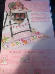 Unique Industries, Pink 1st Birthday High Chair kit.