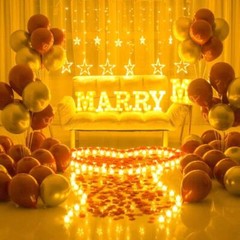 LED Light Up Alphabet Letter & Symbol Sign Christmas Birthday Party Decorations