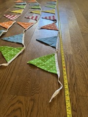 3 Party Banners – Fabric Each 92 Colorful Party Decorations Birthday Party