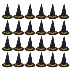 30 Pcs Mini Felt Witch Hat Hallowween Decoration Party Bottle Topper Toppers