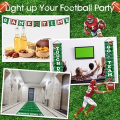 3 Pcs Football Party Decoration Set, Football Porch Signs Sport Theme Floor R…