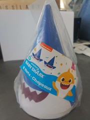 Baby Shark Party Hats 8 Ct NEW